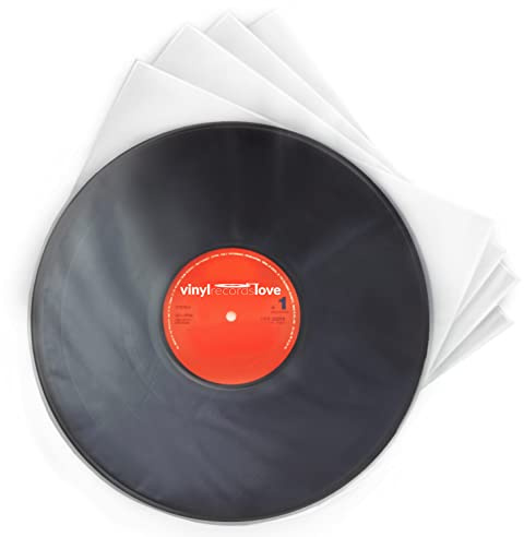 Buste per Vinili 33 giri | 50 pezzi, Molto trasparenti e robuste | Protezione ottimale | antistatiche | Vinyl Sleeves |protettive