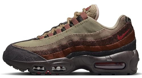 Nike Air Max 95 Scarpe con Lacci da Femmina Brown Basalt/Oxen/Ma 38.5