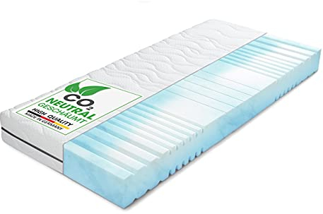 UNIVANDO Revital orthopädische 7 Zonen Matratze 90x200 cm H18 cm|H2|Öko-Tex Zertifiziert|produziert in Deutschland|Kaltschaummatratze|Ortho Matratzen|Rollmatratze