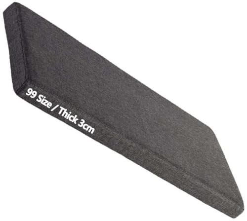 Sitzkissen Bank 150x40 100x40 80x40 160x40 120x40 200x40 Bankkissen, Gartenbank Kissen Bankauflage, Stuhlkissen 40x40 45x45 50x50, Sitzauflage Sitzpolster Bank für Innen outdoor, Fenster(Dark Grey 8o,