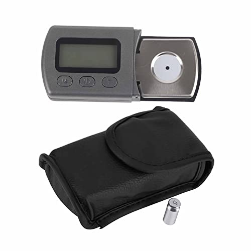 Tocadiscos y Accesorios, Cartucho de Tocadiscos con Peso de Calibración de 5 G Cartucho Digital LCD Puntero Medidor de Fuerza de Seguimiento Escala 0,01 G con Peso de Calibración