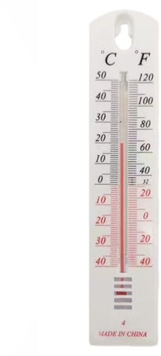 Termómetro De Pared Para Interior Y Exterior, Temperatura Ambiente, Monitores De Temperatura Ambiente Fáciles De Montar Con Lecturas Precisas Y Exactas, Termómetro Medidor De Fácil Lectura Escala Para