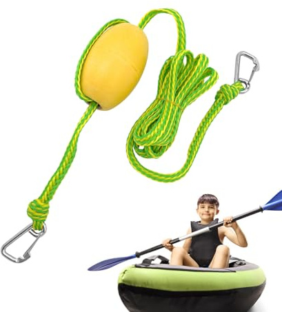 Cuerda De Remolque con Ganchos | Cable de Remolque Flotante,Correa Flotante de Gran Resistencia con Ganchos para Deportes Acuáticos, Remolque de Camiones, Tablas de Paddle y Rescate de Barcos