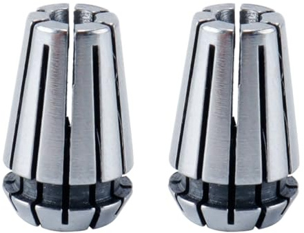Hoite Mandril de pinza de resorte ER-11, diámetro de sujeción de 4 mm, de acero, fácil de desmontar. Aplicaciones: para máquinas herramienta de grabado CNC.