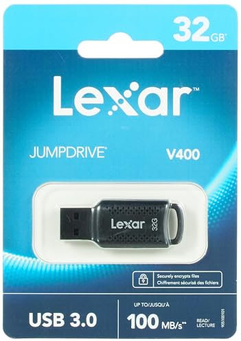 Lexar 32GB JumpDrive V400 USB 3.0 Flash Drive