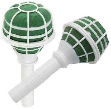 ZAAWUUT Lot de 2 supports de bouquet de fleurs, poignée en mousse pour bouquets de mariée, arrangements floraux, fournitures de jardinage de mariage (2)