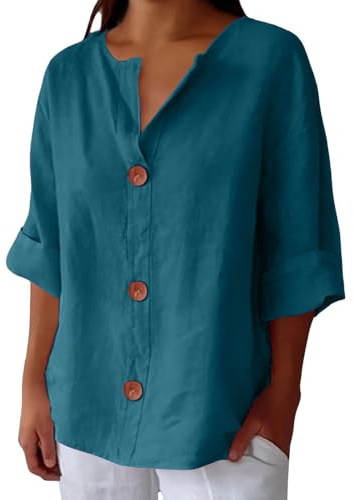 Camisetas Blancas Mujer Blusas Manga Corta Camiseta Algodon Jersey Primavera Tops Deportivos Blusa Blanca Verano Camisa Lunares Blusones Tallas Grandes Sudadera Colores Marron
