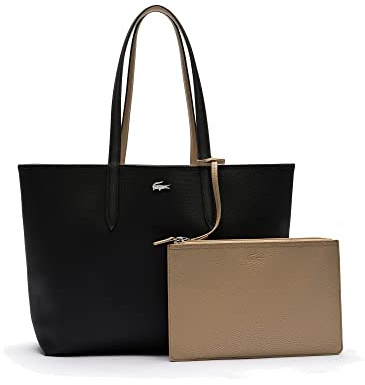 Lacoste Nf2142aa, Damen Tote, Schwarz (Black Warm Sand), 14x30x35 cm (W x H L)