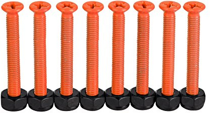 Cal 7 Standard 1.50 Orange Skateboard Hardware Set