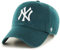 '47 New York Yankees MLB Loop Label Clean Up Pazifikgrün Verstellbare Cap One-Size