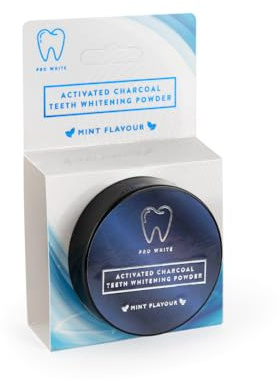 Activated Charcoal Teeth Whitening Powder – Natural Stain Remover for a Brighter Smile - Coconut Charcoal Formula, Enamel Safe, Fresh Mint Flavor – No Peroxide, No Sensitivity