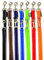 Hundeleine reflektierend große Hunde Doppelleine 2m / 2,40m / 2,80m / 3,50m / 5m verstellbar Made IN Germany (Schwarz 25mm, 5,00m)