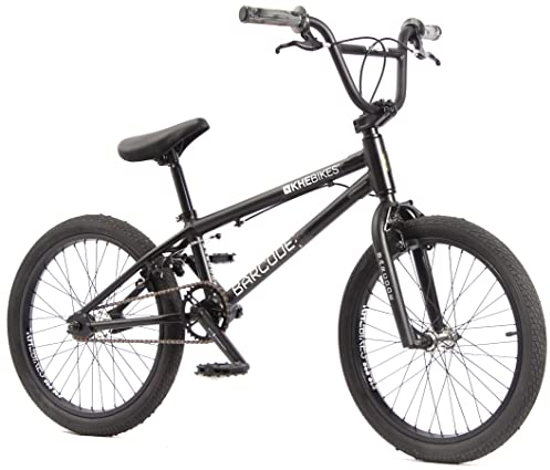 KHEbikes BMX Fahrrad Barcode LL Aluminium, 20 Zoll, schwarz, patentierter Affix 360° Rotor, für Kinder und Jugendliche, superleichtes Gewicht - nur 10,0kg!
