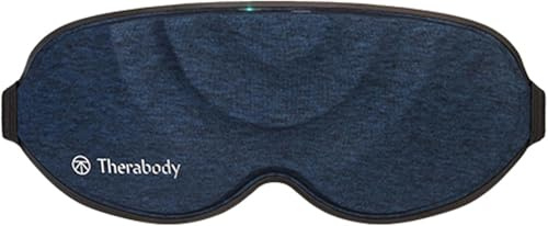 Therabody Sleep Mask, Ultra-Komfortable 100% Abdunkelnde Augenmaske mit Sanfter Vibrationsmassage zur Stress- und Kopfschmerzlinderung & Selbstpflege
