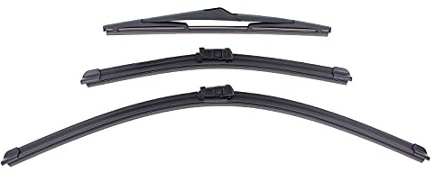HouYeen Kit limpiaparabrisas plano Ventana delantera y trasera para F-ord Fiesta MK7 Hatchback 2008-2016
