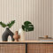 K&L Wall Art Holzoptik Tapete Natur Wandpaneele Holz Akustikpaneele 3D Vliestapete in Lamellenwand Optik (Beige)