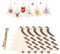 40 Piezas Manualidades Navidad Madera Etiqueta de Madera árbol de Navidad Madera de árbol de Navidad para Decorar el árbol de Navidad con Tus Propias Manos o como Etiqueta
