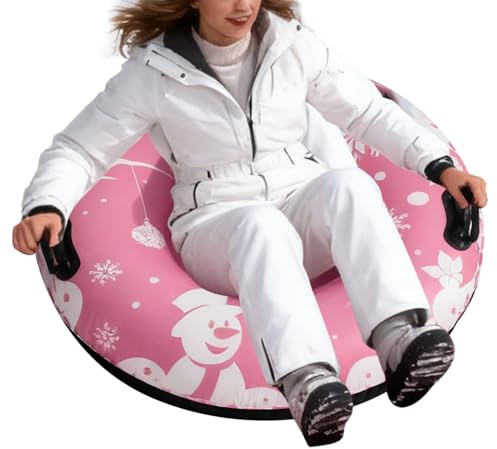 Tubos De Nieve De Navidad,Tubo Inflable para Trineo De Nieve De Navidad,Anillo para Trineo con Asa - para Deportes de Invierno al Aire Libre Playa Piscina Fiesta Reunión Pasillo