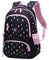 IvyH cartable fille primaire,Sacs d'école pour les filles sac à dos sac à dos décontracté léger sac à dos pour ordinateur portable sac de voyage motif de feuilles colorées