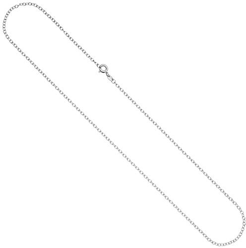 Jobo Damen Anker-Kette aus 8 Karat 333 Weißgold 2,0 mm 42 cm