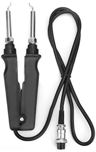 Jarchii Pincette de Fer à souder, Fer à souder Brucelles, 220V 60W Fer à souder à dessouder intensif économe en énergie avec Station de Reprise cms pour la réparation de Circuits imprimés