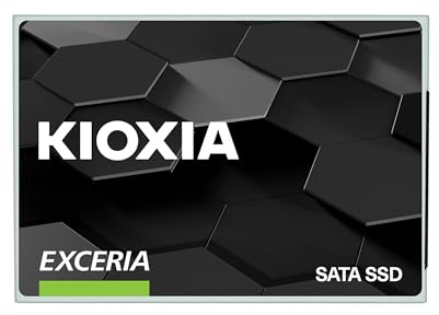 KIOXIA EXCERIA SATA SSD 960GB - 2.5” Serial ATA (SATA) 6 Gbit/s, Read/Write Speed up to 555/540 MB/s, Internal Drive for Notebook/Laptop, Desktop PC, HDD Upgrade (LTC10Z960GG8)