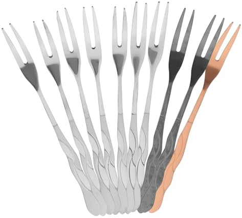 MAGICLULU 30 Stk Obstschaufel Fischgabel Kuchengabeln Obstpflücker Aus Edelstahl Obstpflücker Edelstahl Obstgabeln Edelstahl Gefälligkeiten Für Geburtstagsfeiern Europäischer Stil Geschenk