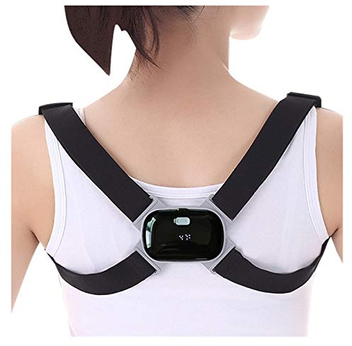 ZITTRO Intelligente Haltungskorrektur, Rückenhaltungskorrektur, Kinder-Rückenstütze, Körperhaltungstrainer, Schlüsselbein-Rückentrainer (Farbe: Upgrade Gray LCD) elegant