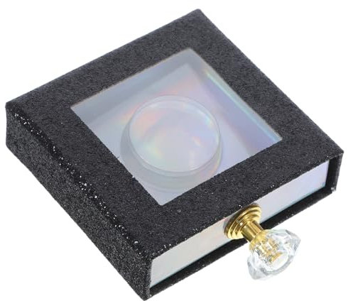 DOITOOL Scatola Da 1 Pz scatola per ciglia da finestra custodia per ciglia finte portaciglia porta ciglia finte organizzatore di ciglia multicolore Scatola portaoggetti maneggiare cartone