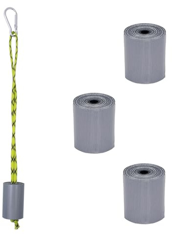 QoTang 4 rullar mini duct Tape med rep och karbinhake, 5 cm x 3 m tejp, bärbart tygband, pansartejp, vattentät, för reparation, fixering, förpackning, markering, hantverk och tätning