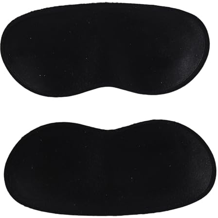 Masslla Empuñaduras de Talón para Hombres y Mujeres, Insertos de Cojín Autoadhesivos en el Talón Que Evitan el Deslizamiento, el Roce, las Ampollas y Mejoran el Ajuste del Zapato (Negro)