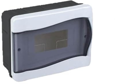 Centralino Incasso 12 Moduli Quadro Elettrico Porta Trasparente Scatola Derivazione - Bianco