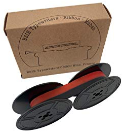 BSIE Typewriters Olympia SCHREIBMASCHINENBAND Schwarz & Rot