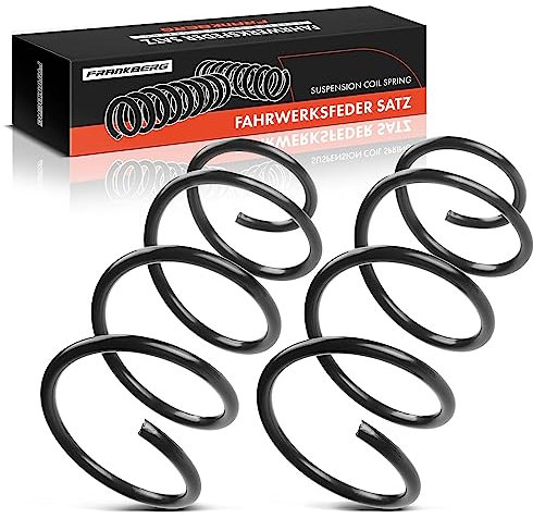 Frankberg 2x Federn Fahrwerksfeder Vorderachse Kompatibel mit M.i.n.i R56 One 1.4L 1.6L 2006-2013 Replace# 31336777185