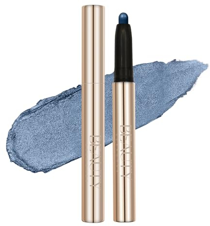 Beauty Searcher Lidschatten Stick Matt Schimmer Lidschattenstift Crayon wasserfester pigmentierter cremiger Lidschattenstift Augenaufheller Hervorhebungsstift Augenmakeup (#11 FUNKELNDES TRAUM-BLAU)