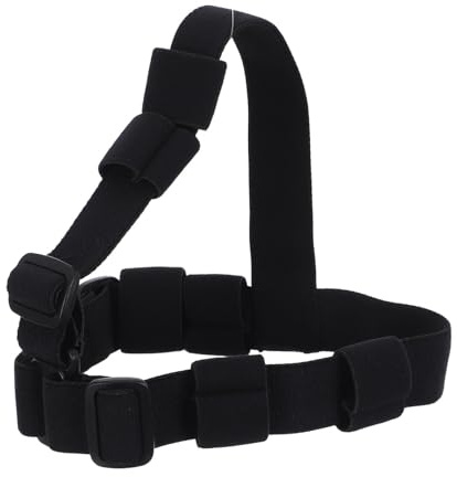 MOBUTOFU Fascia Elastica Regolabile Nera per Lampada Frontale, Cinghia di Ricambio Resistente all’Acqua per attività all’Aperto, Escursionismo, Corsa e Campeggio a Mani Libere