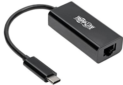 Tripp Lite USB-C to Gigabit Ethernet Adapter USB Type C to Gbe 10/100/1000, Thunderbolt 3 (U436-06N-GB)