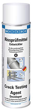 WEICON Rissprüfmittel Entwickler 500ml Werkstoffprüfung mittels Farbeindringverfahren, weiß
