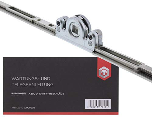 AUBI AGKK3110-100040 - Caja de cambios para ventana GK AGKK AGKK3110-100040 + instrucciones de mantenimiento ToniTec para herrajes de ventana Aubi A300