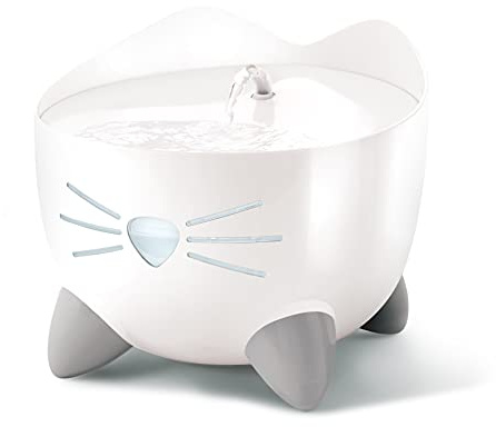 Catit PIXI Cat Drinking Fountain, Running Water Fountain, White