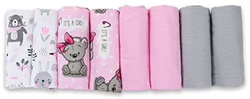 FENSILO Panni in molton, panni per rigurgito per bambini, confezione da 8, 80x80cm, panno per rigurgito 100% cotone flanella panno in molton unisex panni per rigurgito per bambini maschi o