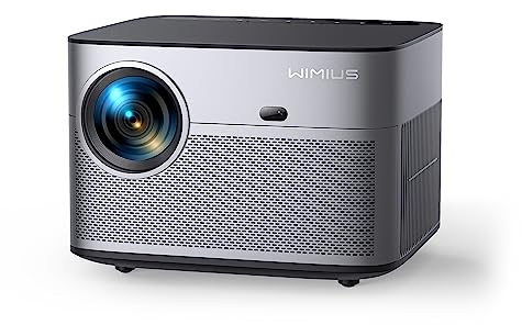 【Auto Focus/Keystone】 Proiettore WiFi Bluetooth 1080P Full HD 900 Ansi, Proiettore 4K WiMiUS Videoproiettore WiFi6 Zoom 100%-50%, Touch Screen Home Theatre 300'' per Smartphone/Firestick/PS5/USB HDMI