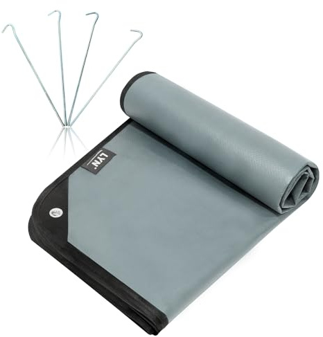 Stain-Resistant Carpet:LYN All-Weather Heavy Duty Solar Emergency Survival Blanket-Gray,Reflective Space Thermal Infrared-Blocked Insulated from Mylar/Foil for Rescue,Backup,Camping,Hiking,Trap,Snow