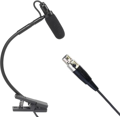harayaa Instrumento micrófono condensador Clip Flexible saxofón micrófono cuello de cisne micrófono para saxofón instrumentos de viento accesorios musicales, L5