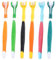 HDGSAFD Lot De 6 Brosses À Dents À Trois Faces, Brosse À Dents pour Enfants, Brosse De Nettoyage Buccal, Brosse À Dents À Poils Souples, Nettoyeur De Dents, Brosse À Dents Portable