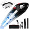 AOKBON Aspirateur à Main sans Fil 8500Pa Aspirateur Voiture Puissant 120W Aspirateur Rechargeable Portable avec Lumière LED 2 Filtres HEPA pour Maison Voiture Bureau Table Canapé