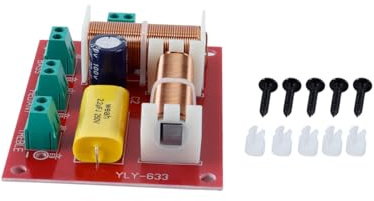 Ausi Divisor De Frecuencia De Audio YLY-633, 200 W, Filtro De Cruce De 3 Vías Ajustable, Rango Completo, Divisor De Frecuencia De Agudos Y Graves.