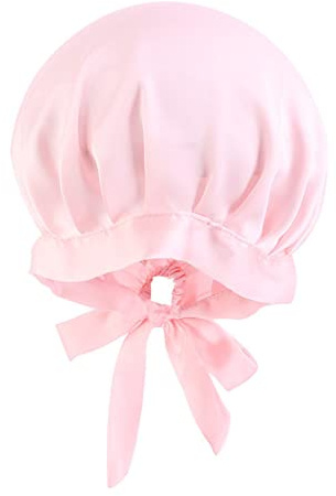 Chapeau turban pour femme - Bonnet de douche - Bandeau athlétique - Pour homme, rose, Taille unique