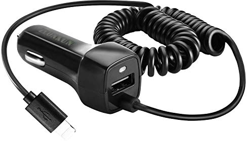 ZLONXUN Chargeur Voiture et Câble Compatible with iPhone 13/12/11/11 Pro/12 Pro Max/XR/XS/8/8 Plus/7/7 Plus/6S Plus