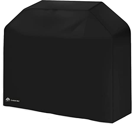 Garden Mile Heavy Duty BBQ Grill Cover for Outdoor Grill – Waterproof, Weather Resistant, UV & Fade Resistant with Adjustable Straps – Gas Grill Cover for Weber (L147cm x W61cmx H122cm)